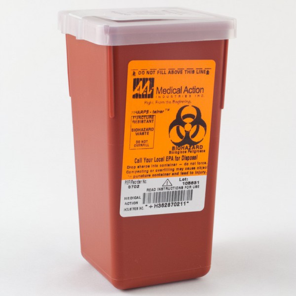 1 Quart Sharps Container